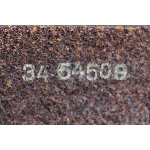 HONEST SADDLE BROWN GENUINE LEATHER 1 3/8"Wd DRESS CASUAL MEN'S BELT Sz 34 (M28 - Picture 8 of 14